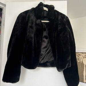 Blank NYC Black Teddy Jacket